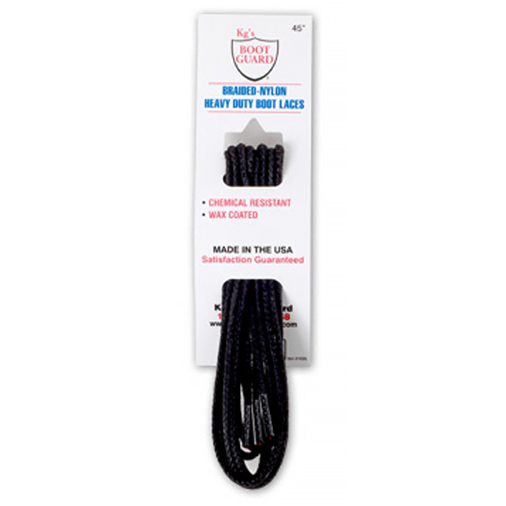 KG's Boot Guard Braided-Nylon Heavy-Duty Boot Laces - 72 Inches from GME Supply